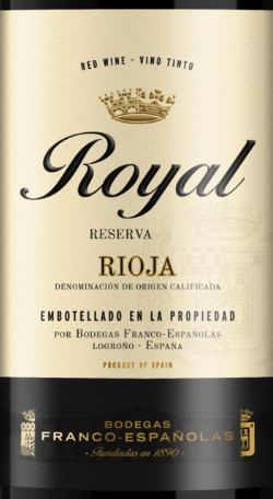 (image for) Bodegas Franco-Espanolas "ROYAL" Reserva Rioja 2018